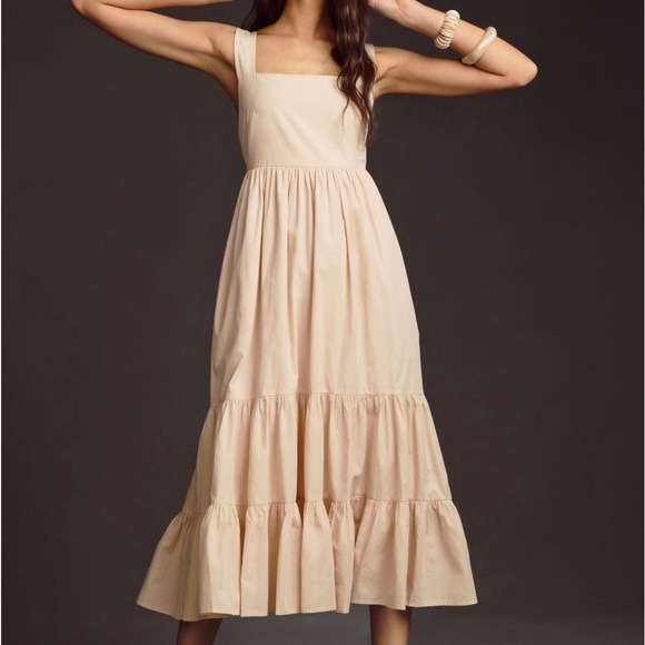Anthropologie Dresses & Skirts - By Anthropologie Square-Neck Tiered Dress